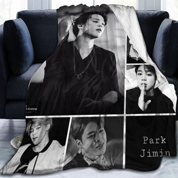 BTS Park Jimin Throw Blanket - Picture 1 of 2